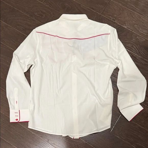 American Flag Design Casual Button Down Shirt - Picture 4 of 4